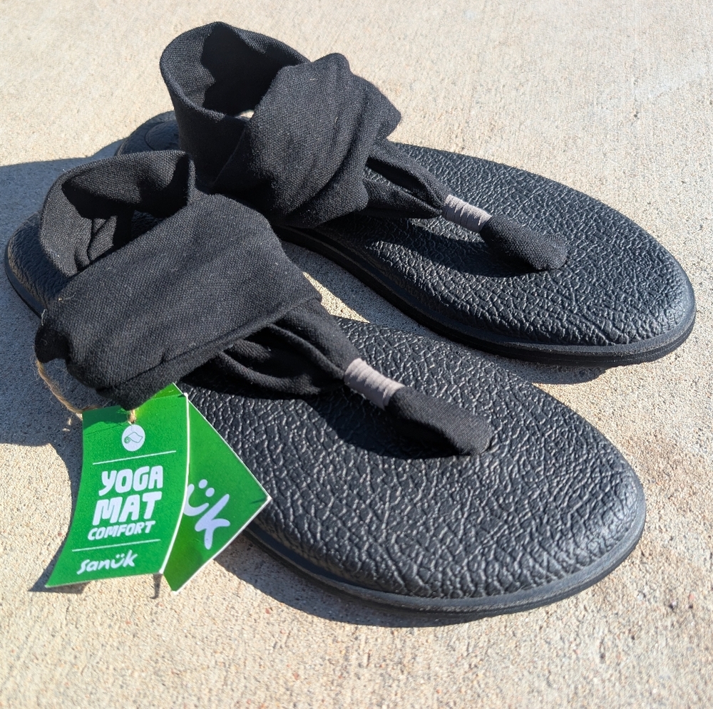 Sanuk Yoga Sling 2 in black, size 11